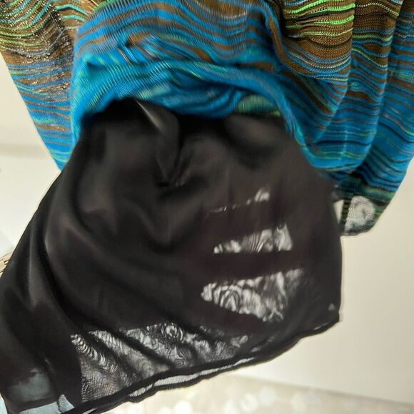 M Missoni multi color sleeves crochet dress - Picture 5 of 8